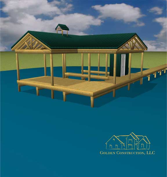 Perfect Cast Boat Dock Plans | Golden Construction, LLC