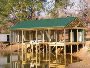 Boat Dock 'Reel Good Time' by Golden Construction